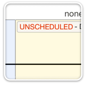 Unscheduled Events – Drag to Schedule